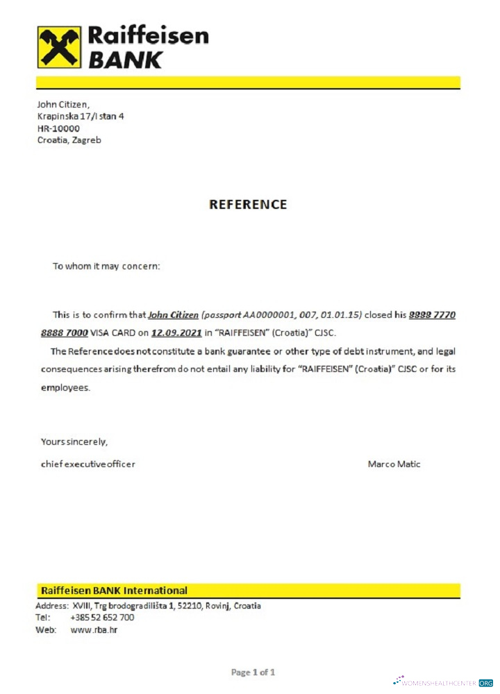 Download Croatia Raiffeisen bank closure reference Photoshop template